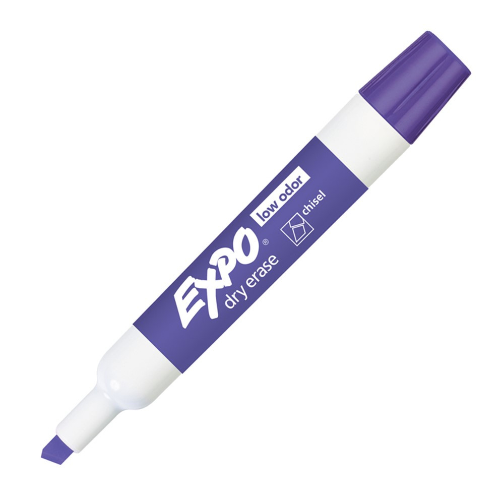 Expo Low Odor Dry Erase Chisel Tip Marker (purple) image
