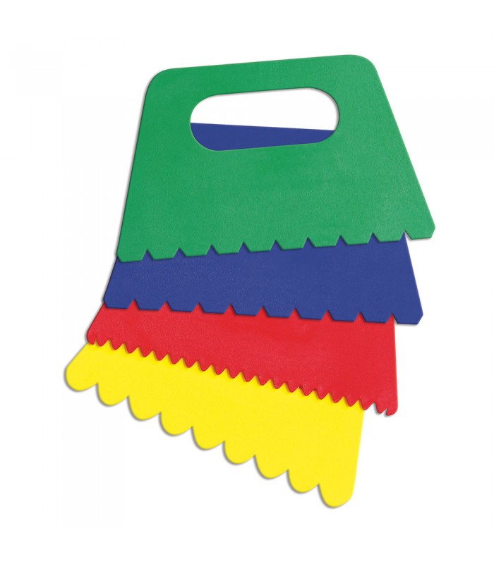 Plastic Paint Scrapers - Set of 4  image