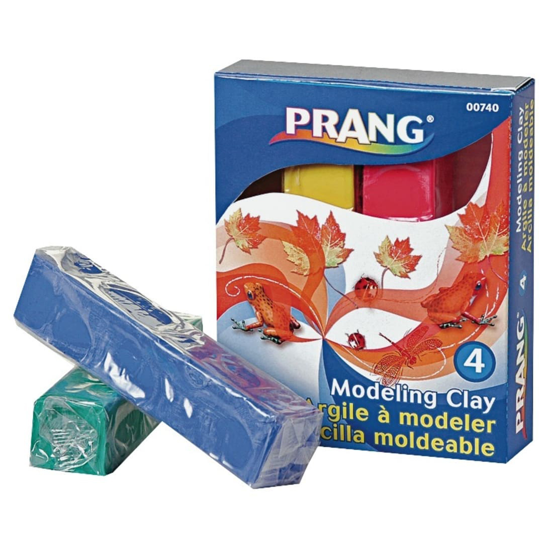 School Start Soft Modeling Clay (454 g.) - 4 Colours image
