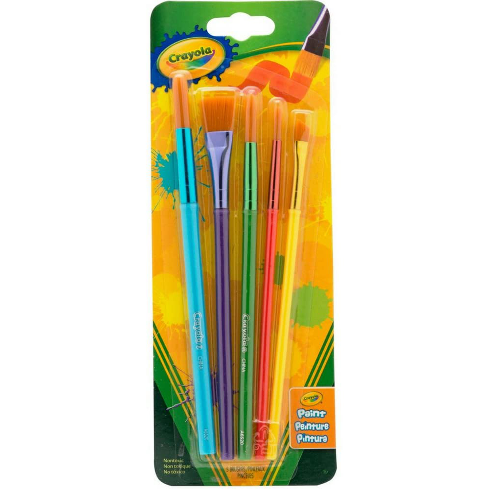Crayola Arts & Crafts Paint Brushes - 5 Pack image