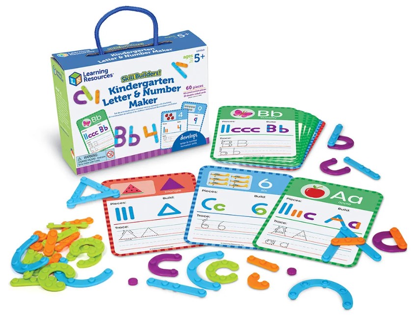 Skill Builders! Kindergarten Letter & Number Maker image