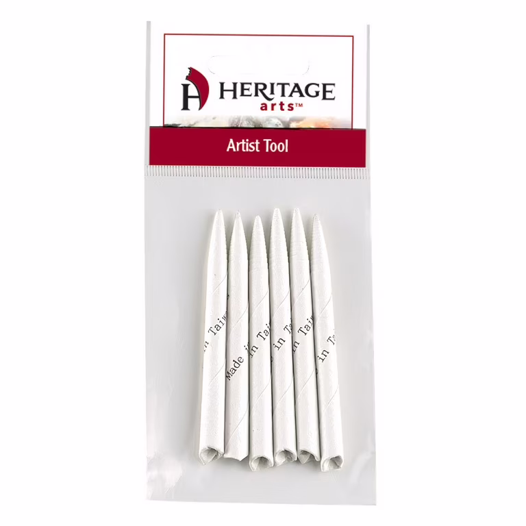 Heritage Arts Tortillons Small 6 Pack Blending Stump image
