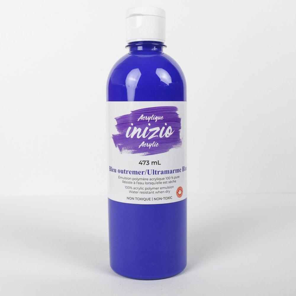 Inizio Acrylic Paint 473ml - Ultramarine Blue image