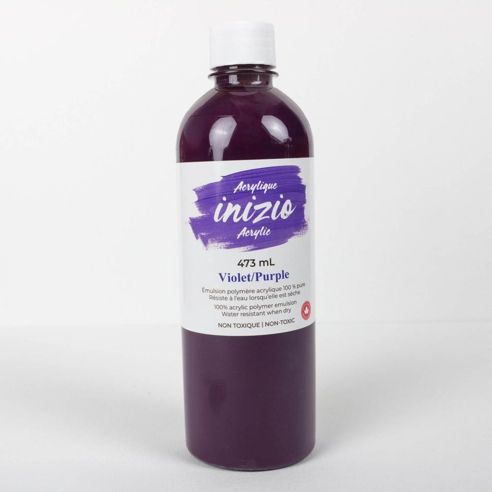 Inizio Acrylic Paint 473ml - Purple image