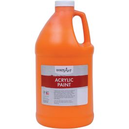 Handy Art 64oz Acrylic Paint - Chrome Orange image