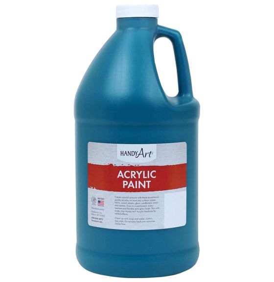 Handy Art 64oz Acrylic Paint - Phthalo Green image