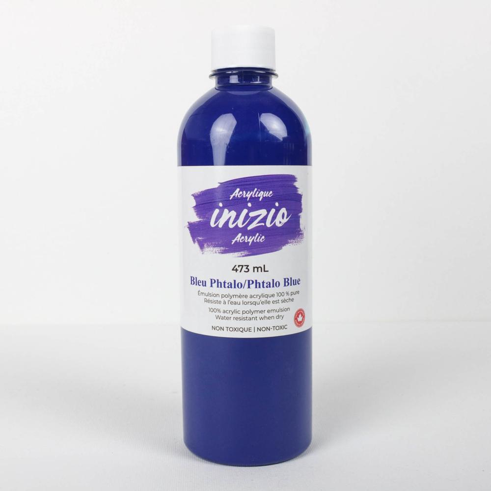 Inizio Acrylic Paint 473ml - Phthalo Blue image