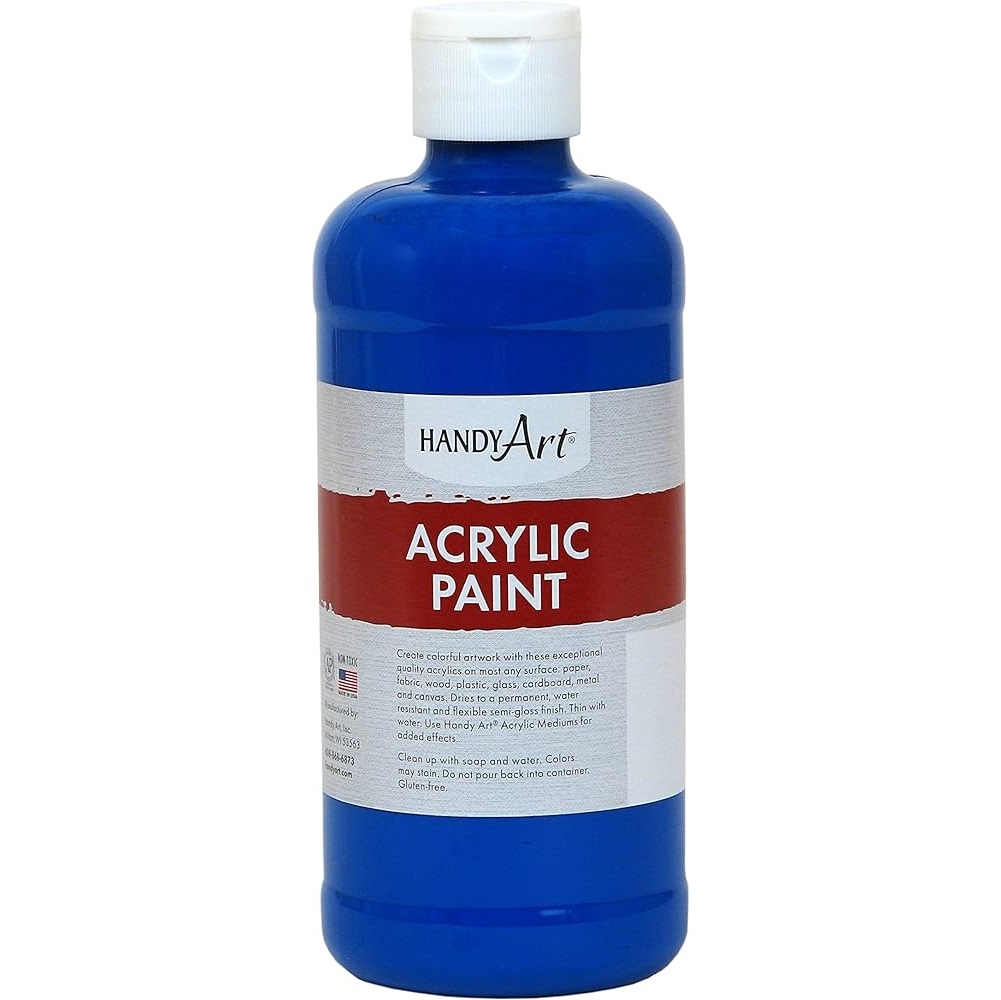 Handy Art 8oz Acrylic Paint - Phthalo Blue image