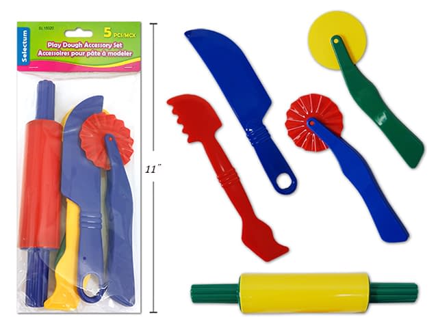Play Dough Accessory Tool Set - 5 Pieces image