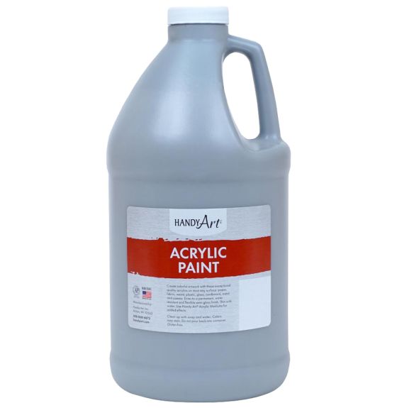Handy Art 64oz Acrylic Paint - Grey image