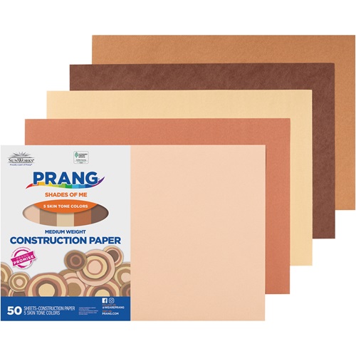 School Start Multicultural Construction Paper (12