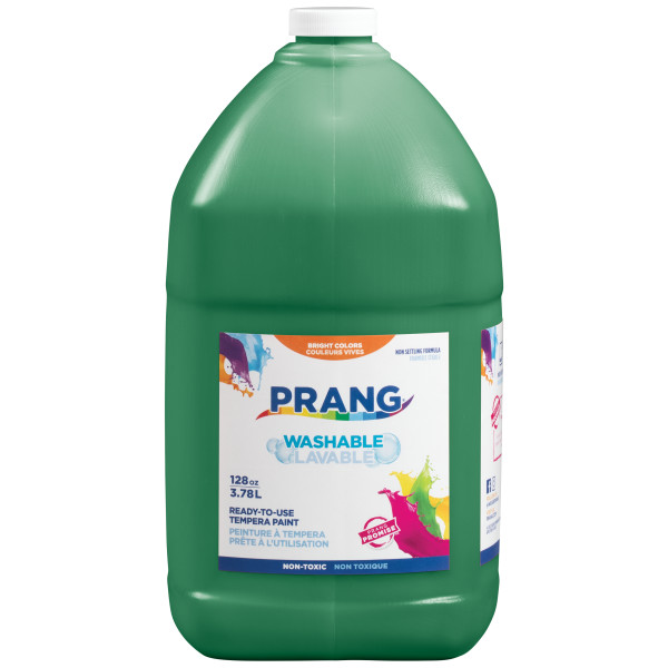 Prang Washable Liquid Tempera Paint (128 oz Jug) Green image