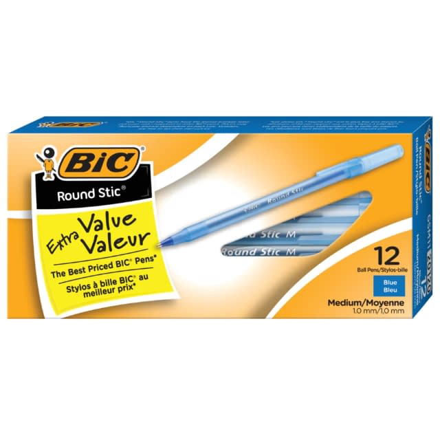Bic Pens (medium blue) - 12 pack image