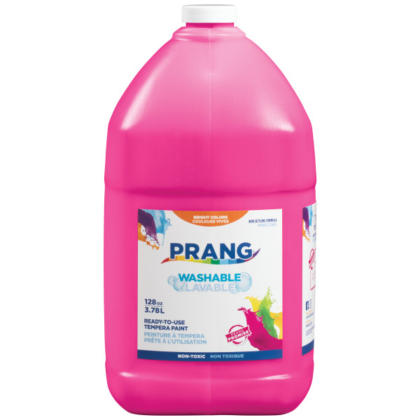 Prang Washable Liquid Tempera Paint (128 oz Jug) Magenta image