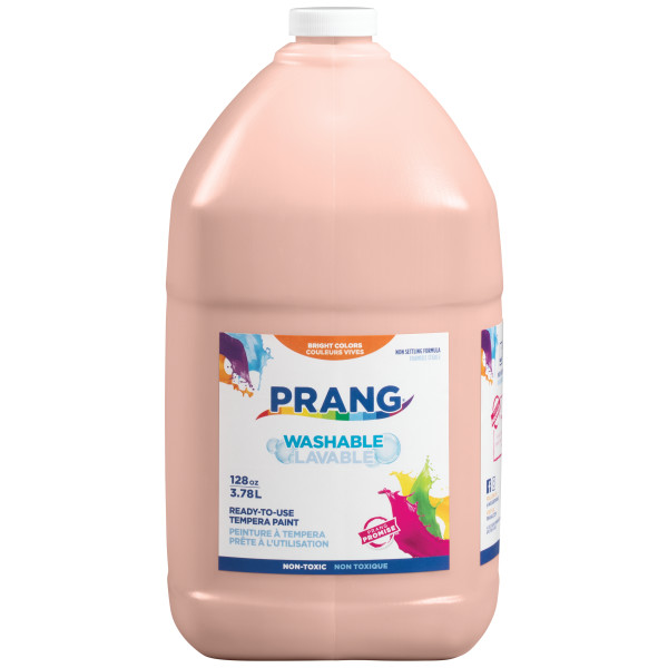 Prang Washable Liquid Tempera Paint (128 oz Jug) Peach image