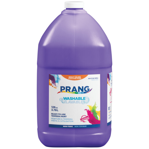 Prang Washable Liquid Tempera Paint (128 oz Jug) Violet image