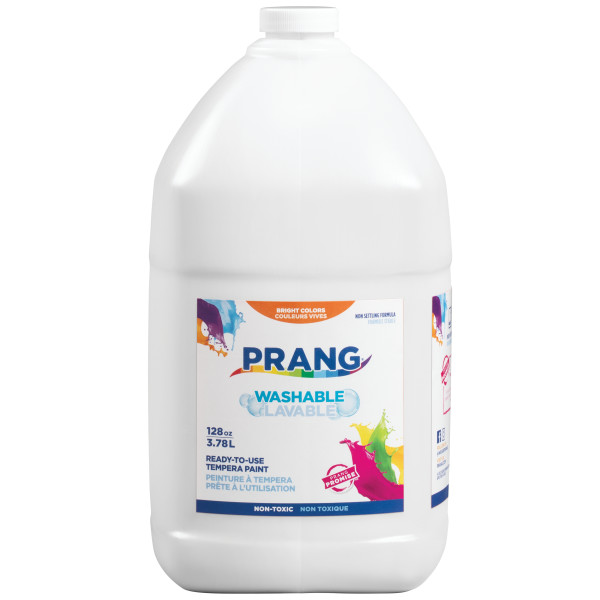 Prang Washable Liquid Tempera Paint (128 oz Jug) White image