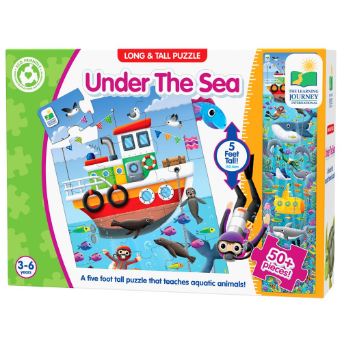 Under the Sea Long & Tall Floor Puzzle - 50 pieces image