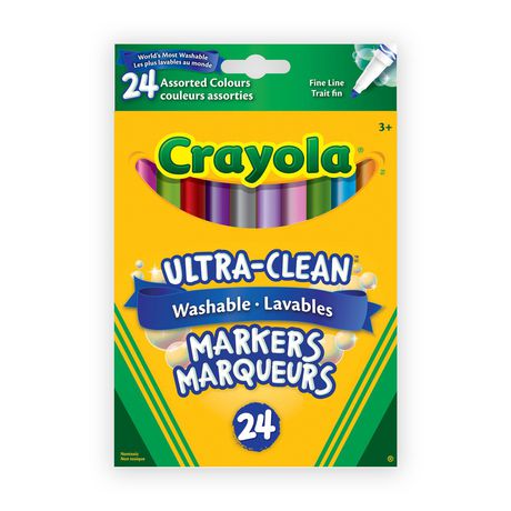 Crayola Original Fine Line Washable Markers - 24 pack image