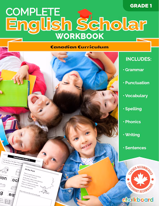 Complete English Scholar Workbook - Grade 1 image