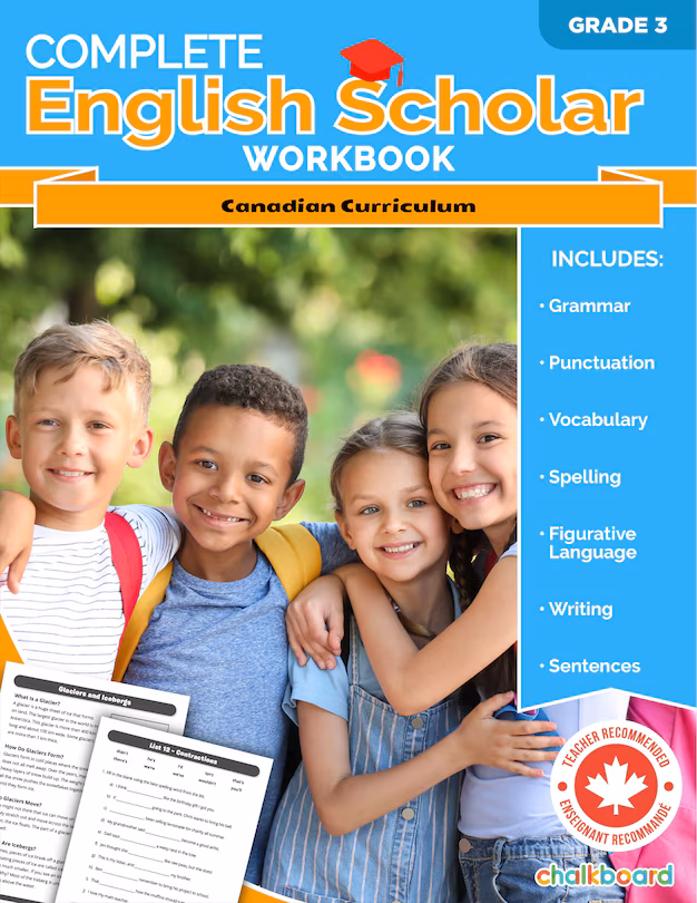 Complete English Scholar Workbook - Grade 3 image