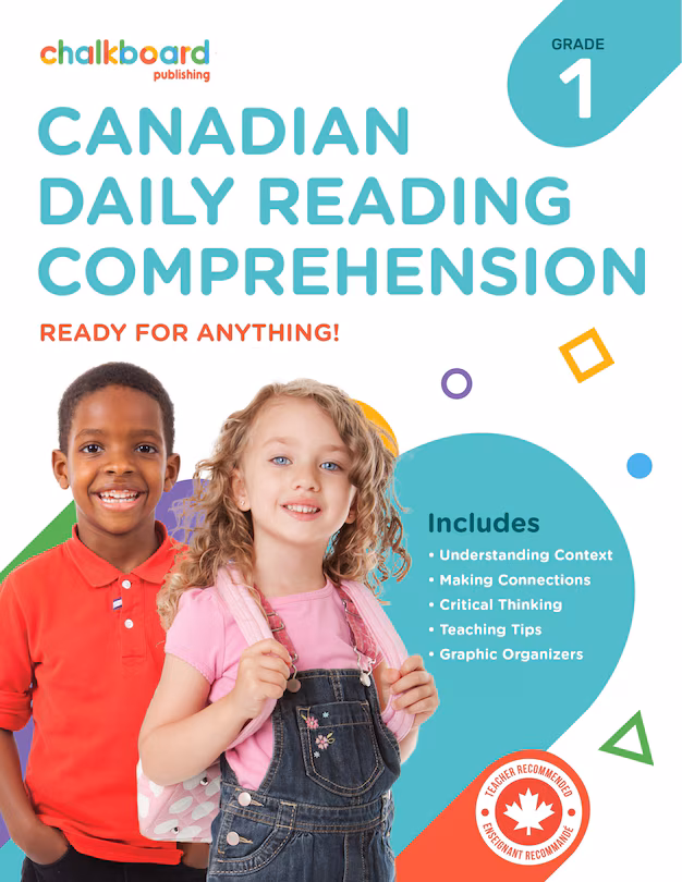Canadian Daily Reading Comprehension - Grade 1 image