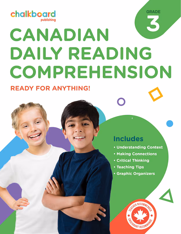 Canadian Daily Reading Comprehension - Grade 3 image