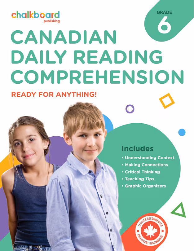 Canadian Daily Reading Comprehension - Grade 6 image