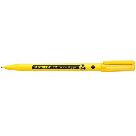 Staedtler Noris Writing Pen (0.6 mm bright yellow, felt tip) image