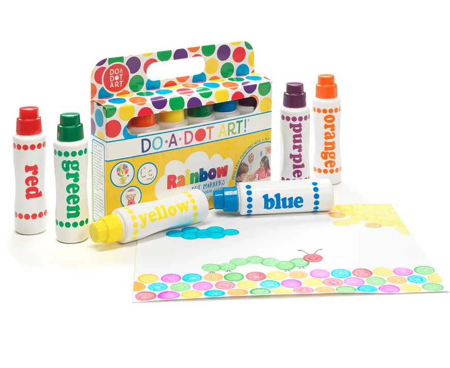 Do-A-Dot Art Markers, Rainbow - 6 Count image