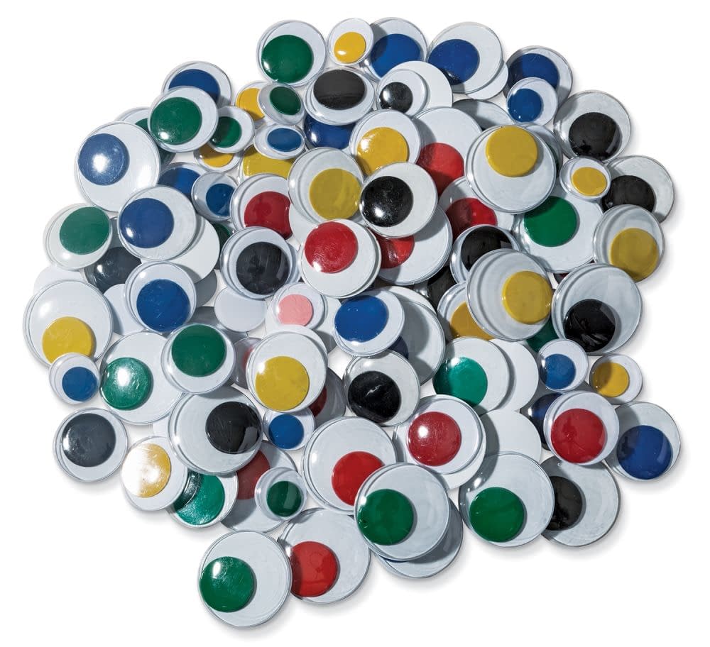 Creativity Street Jumbo Assorted Wiggle Eyes - 100 pieces image