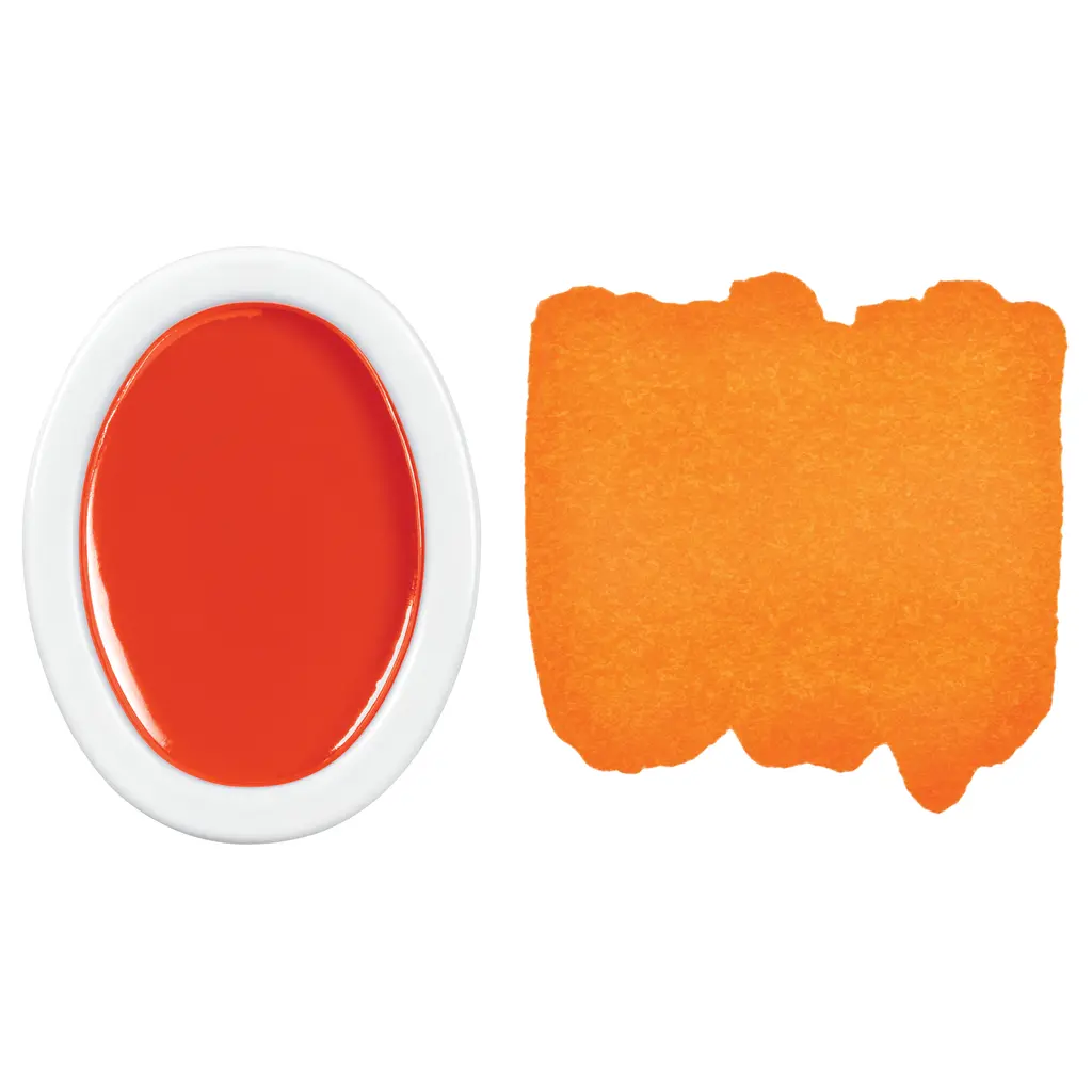 Prang Watercolour Oval Paint Set Refills (12 Pack) - Orange image