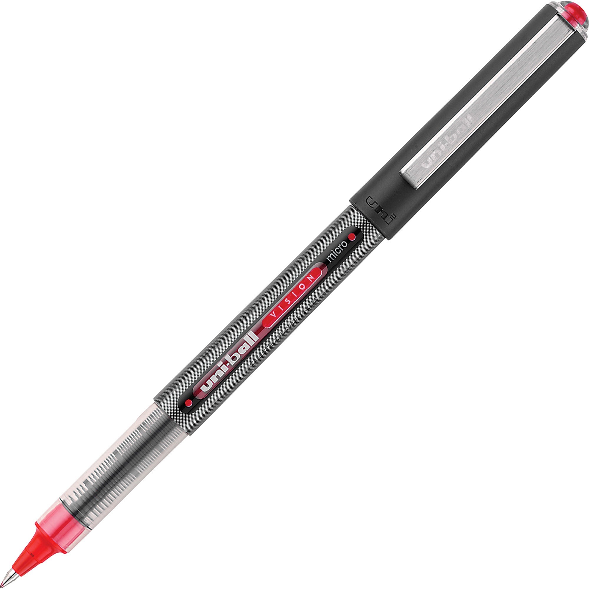 Uni-Ball Vision Rollerball Micro Point Pen (0.5 mm) - Red image