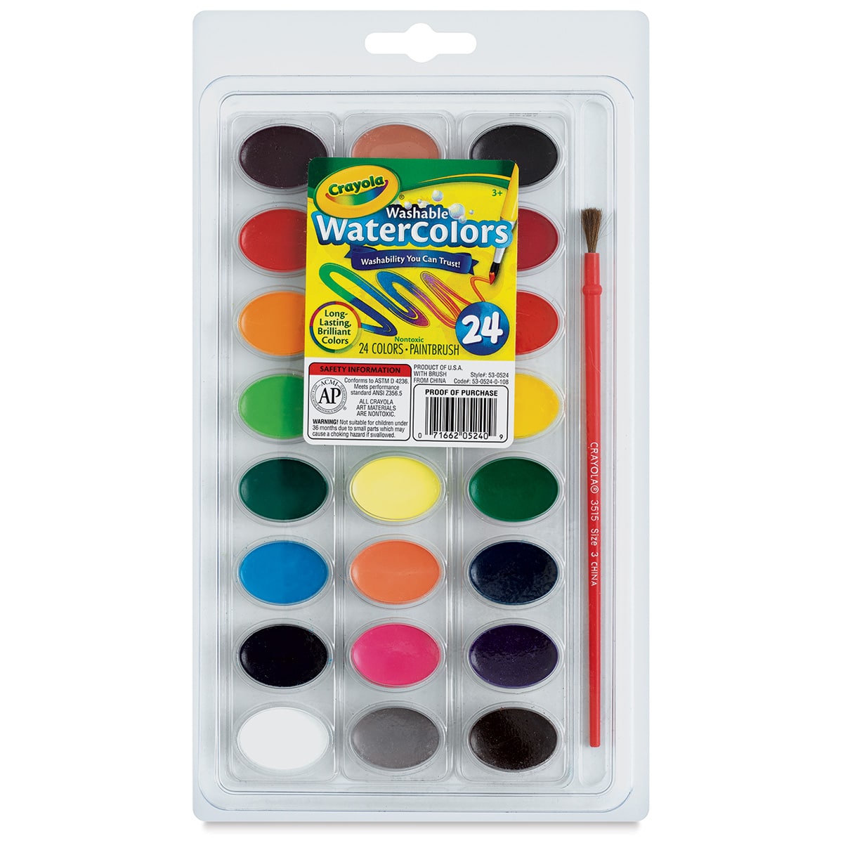 Crayola Watercolour Paints (24 colours) image