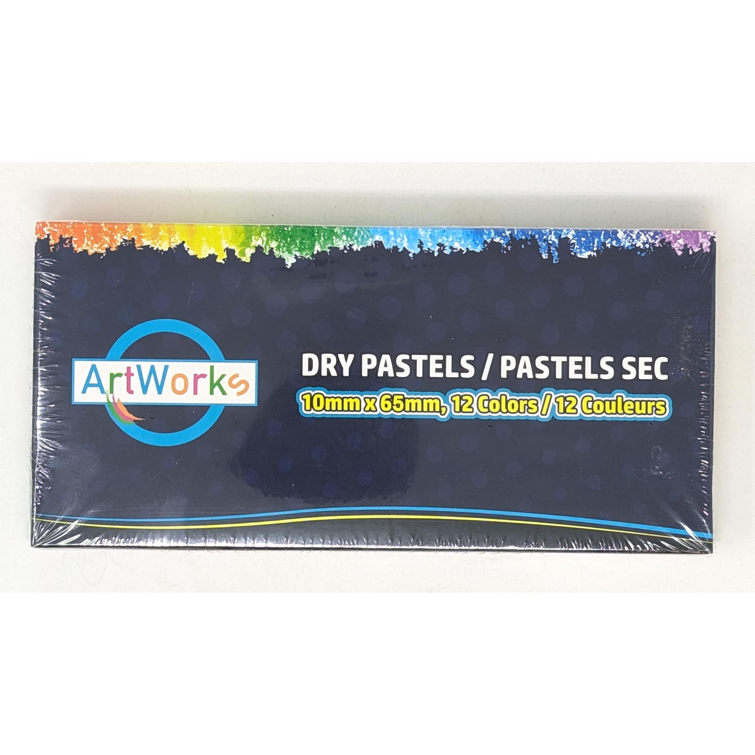 School Start Chalk Pastels - 12 Colour Set (2.5
