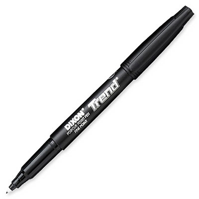 Dixon Trend Porous Point Pen, Fine Point Fiber Tip (Black)  image