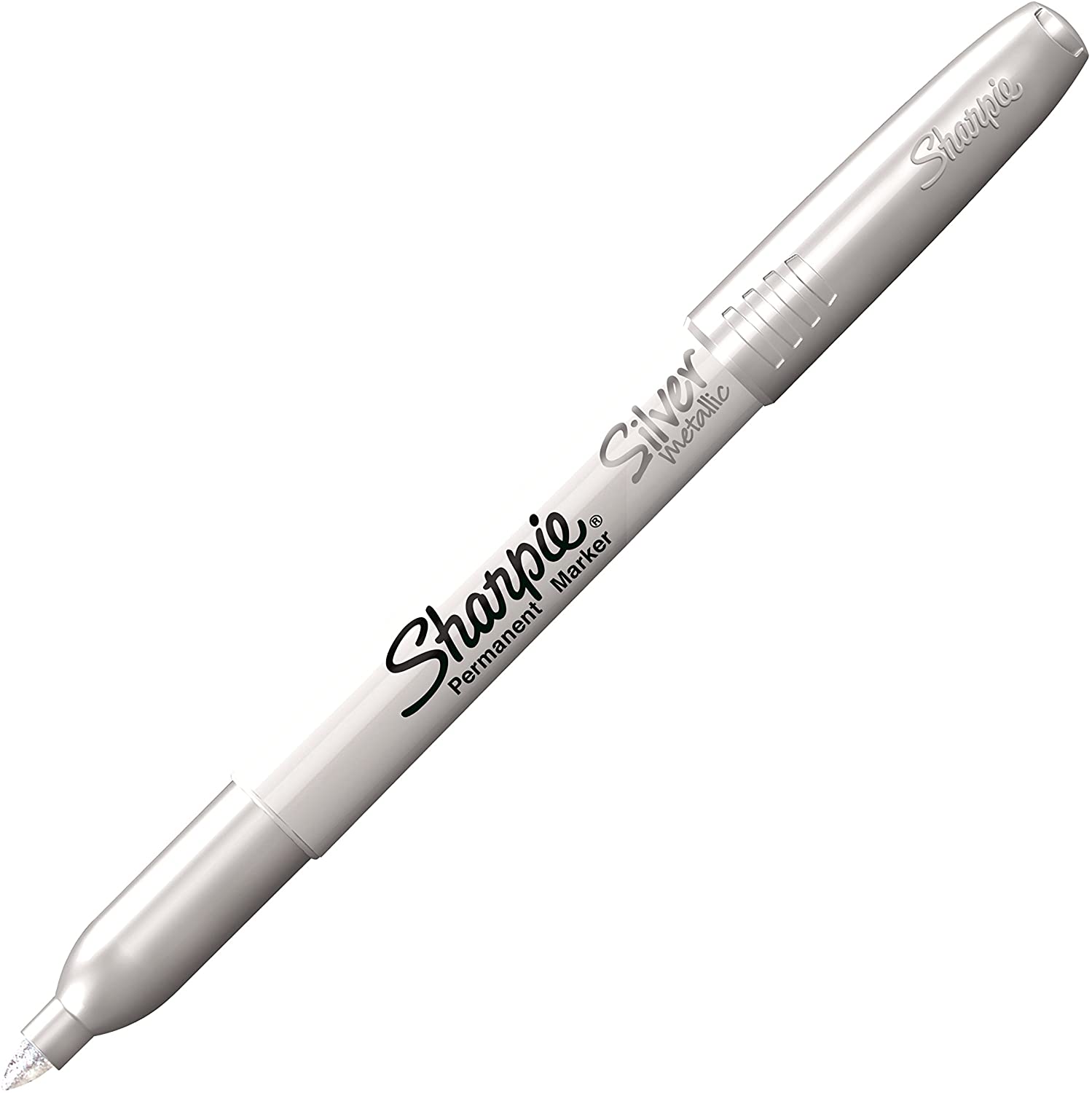 Sharpie Metallic Fine Point Permanent Marker (Silver) image