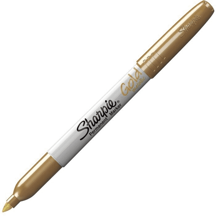 Sharpie Metallic Fine Point Permanent Marker (Gold) image
