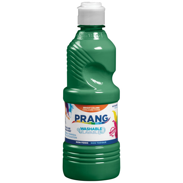 Prang Washable Liquid Tempera Paint (473 ml clear bottle) Green image