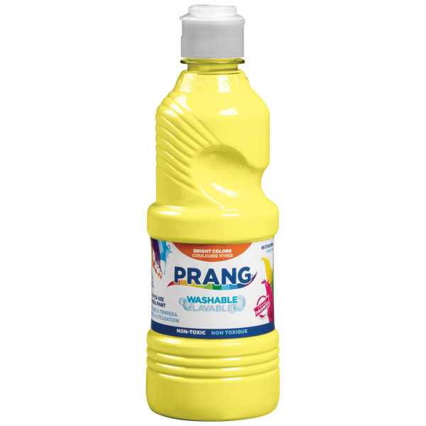 Prang Washable Liquid Tempera Paint (473 ml clear bottle) Yellow image
