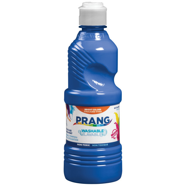 Prang Washable Liquid Tempera Paint (473 ml clear bottle) Blue image
