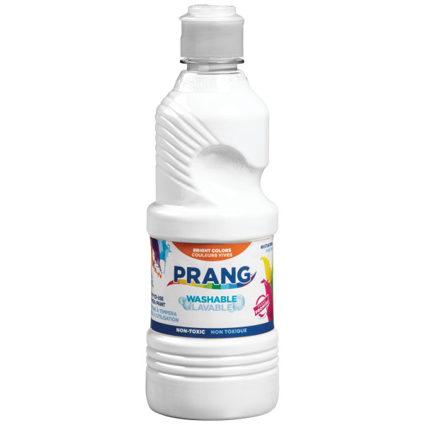 Prang Washable Liquid Tempera Paint (473 ml clear bottle) White image