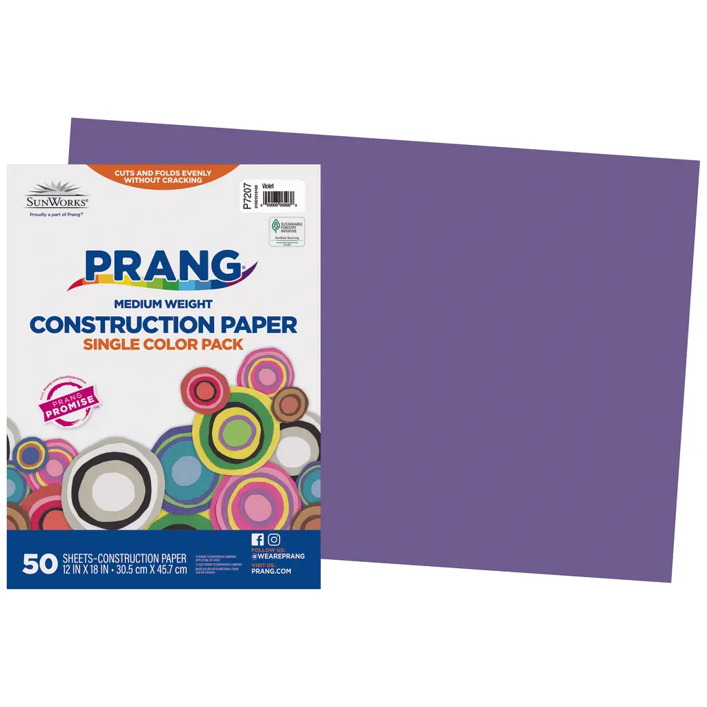 Prang Violet Construction Paper (12