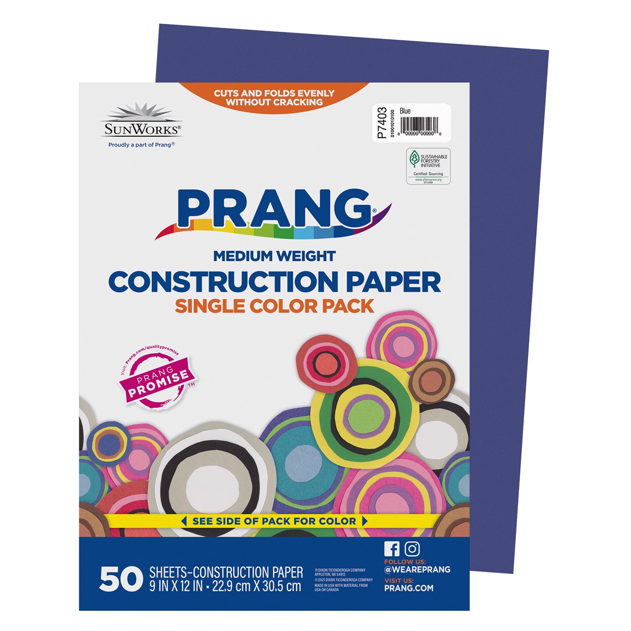 Prang Blue Construction Paper (9