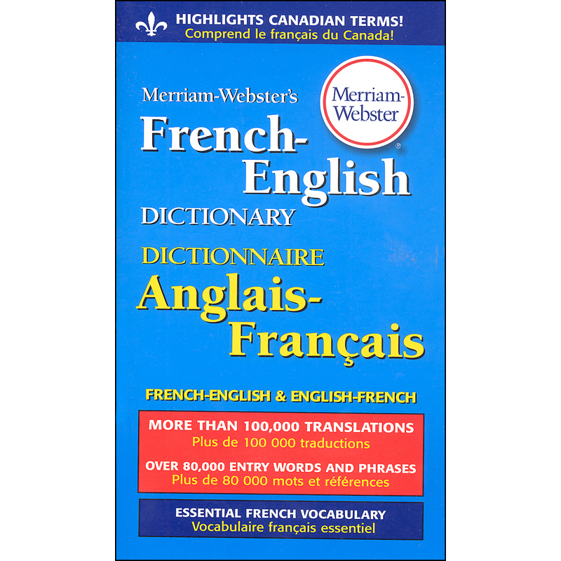 Merriam-Webster's French-English Dictionary image