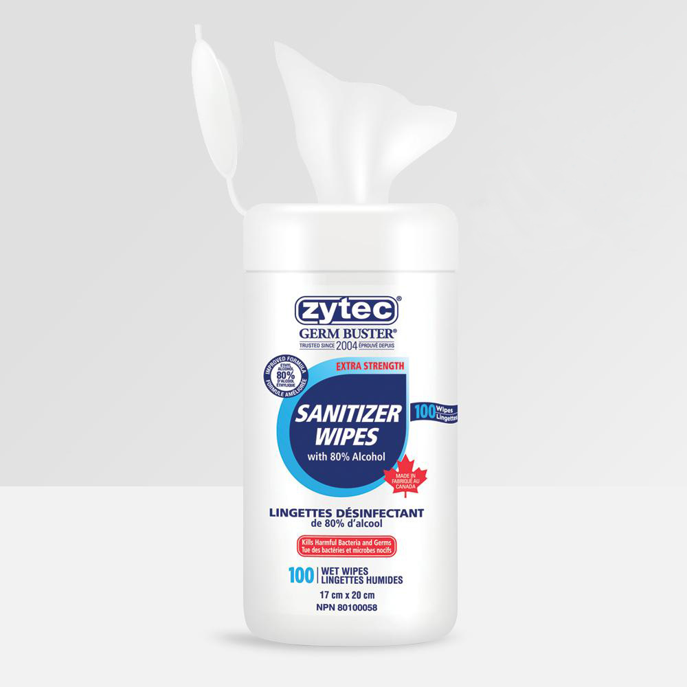 Zytec Sanitizer Wipes 100 Wipes image