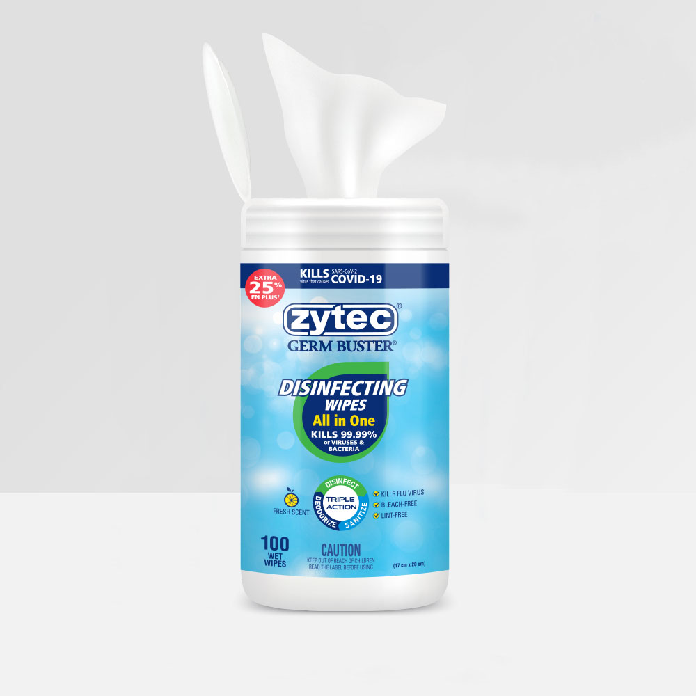Zytec Disinfecting Wipes – All in One – 100 Wipes image