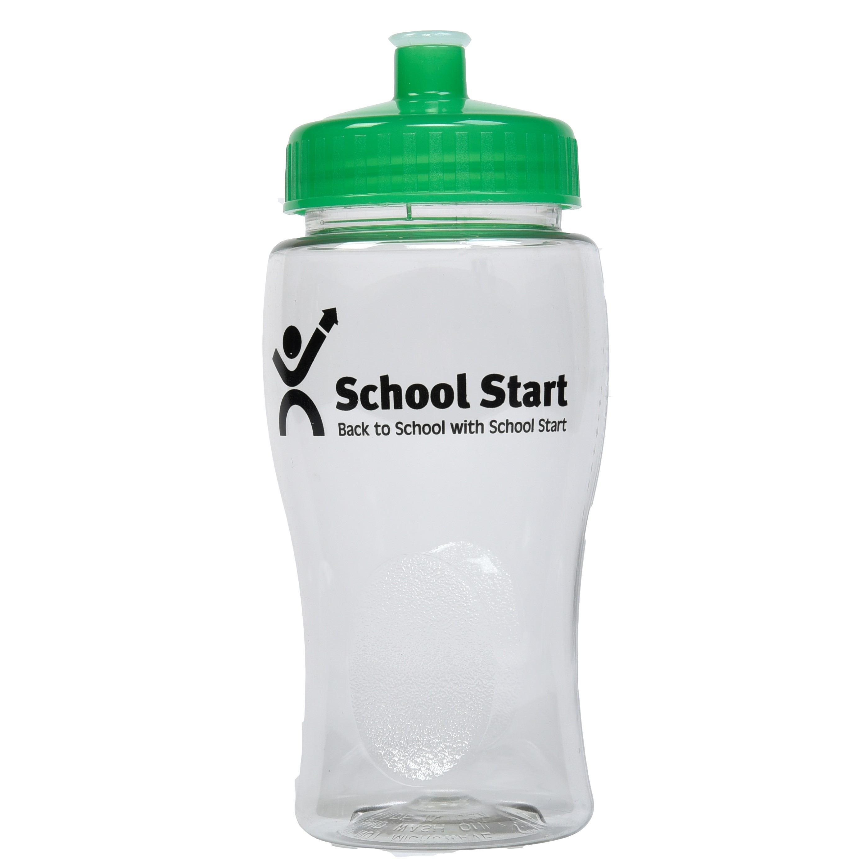 Plastic Water Bottle with Pull Up Spout (18 oz) image